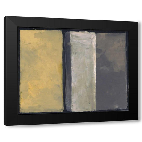 Shared Spaces Black Modern Wood Framed Art Print with Double Matting by Haynes, Smith