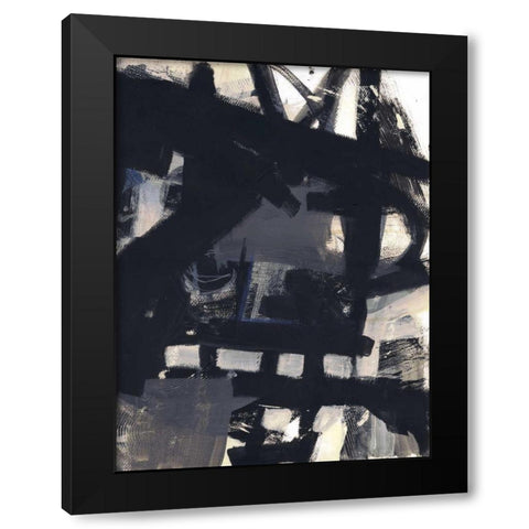 Right of Carmen Black Modern Wood Framed Art Print with Double Matting by Haynes, Smith
