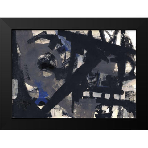 Carmen Black Modern Wood Framed Art Print by Haynes, Smith