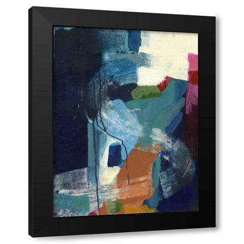 Samuel Black Modern Wood Framed Art Print with Double Matting by Haynes, Smith