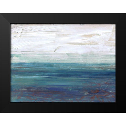 New Horizons A2 Black Modern Wood Framed Art Print by Haynes, Smith