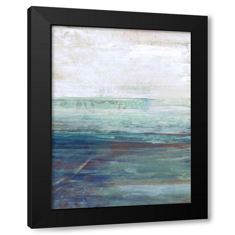 More Horizons Black Modern Wood Framed Art Print with Double Matting by Haynes, Smith