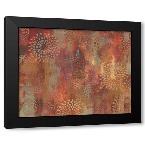 Spice Burst Kudos Black Modern Wood Framed Art Print with Double Matting by Haynes, Smith
