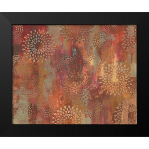 Spice Burst Kudos Black Modern Wood Framed Art Print by Haynes, Smith