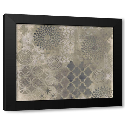 Kudos in Grey Black Modern Wood Framed Art Print by Haynes, Smith