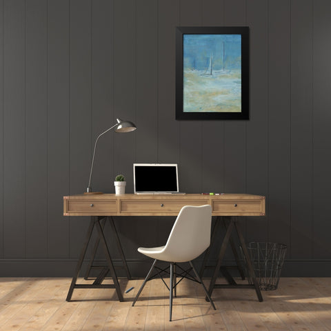 Sailing I Black Modern Wood Framed Art Print by Haynes, Smith