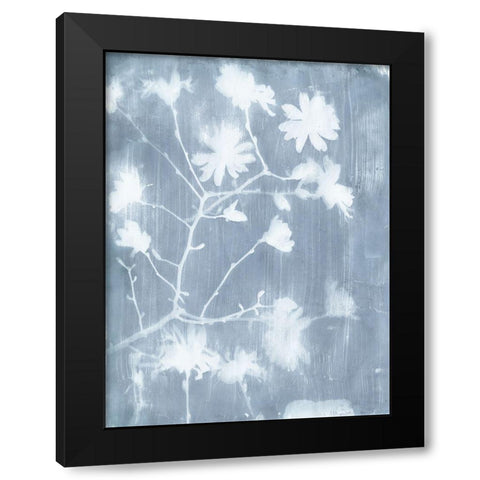 Spring Eden Magnolia 1 Black Modern Wood Framed Art Print by Lula Bijoux and Company