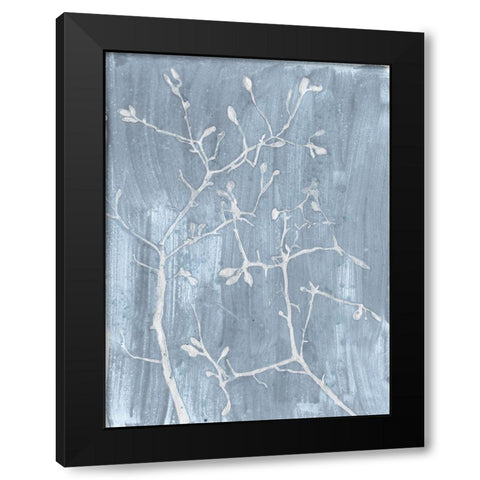 Dawning Tree 1 Black Modern Wood Framed Art Print with Double Matting by Lula Bijoux and Company