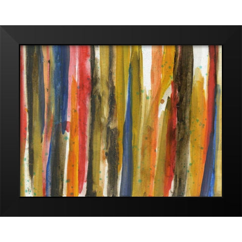 DUMBO Apartment Black Modern Wood Framed Art Print by Haynes, Smith