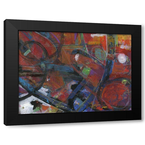 Musical Integrity Black Modern Wood Framed Art Print by Haynes, Smith