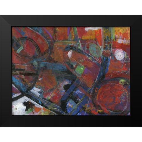 Musical Integrity Black Modern Wood Framed Art Print by Haynes, Smith