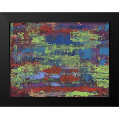 Chalky Scene Black Modern Wood Framed Art Print by Haynes, Smith