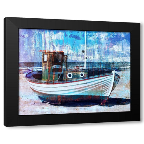 Deep Boating 1 Black Modern Wood Framed Art Print by Haynes, Smith