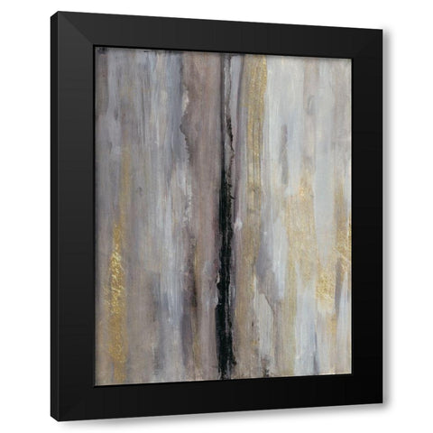 Narrow Hall Black Modern Wood Framed Art Print with Double Matting by Haynes, Smith