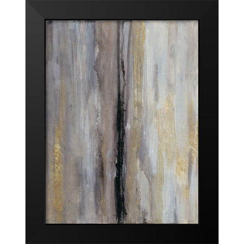 Narrow Hall Black Modern Wood Framed Art Print by Haynes, Smith