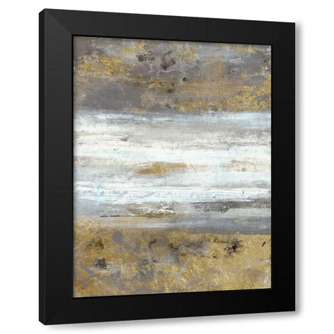 Fastlane Black Modern Wood Framed Art Print by Haynes, Smith