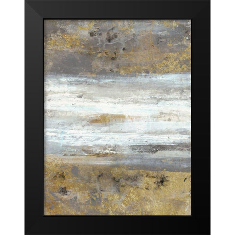 Fastlane Black Modern Wood Framed Art Print by Haynes, Smith