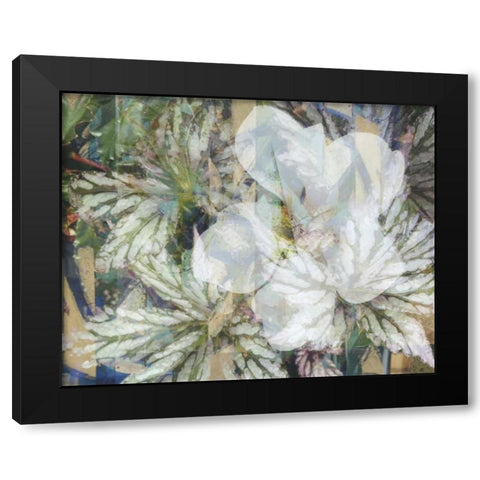 Distorted Jungle 1 Black Modern Wood Framed Art Print by Haynes, Smith