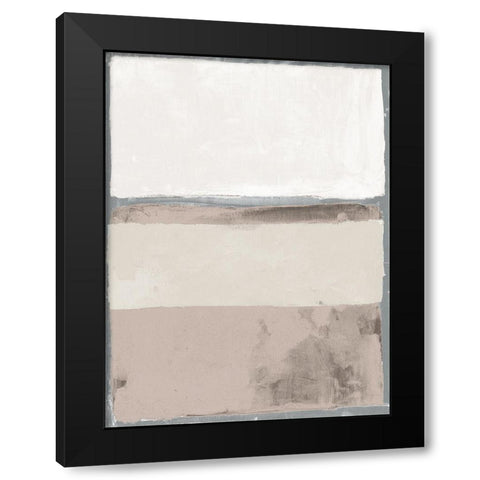 Contemporary Earth Tones Black Modern Wood Framed Art Print by Haynes, Smith