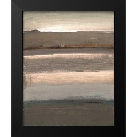 Scorching Desert Black Modern Wood Framed Art Print by Haynes, Smith