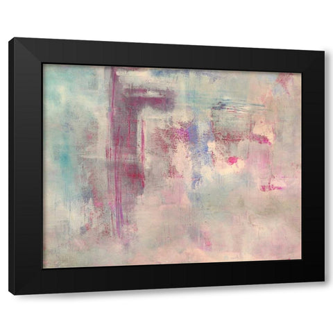 Cotton Candy Clouds Black Modern Wood Framed Art Print by Haynes, Smith