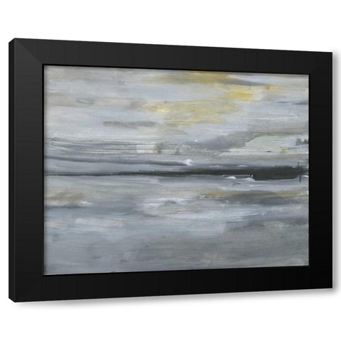 Cloudy Evening Black Modern Wood Framed Art Print with Double Matting by Haynes, Smith