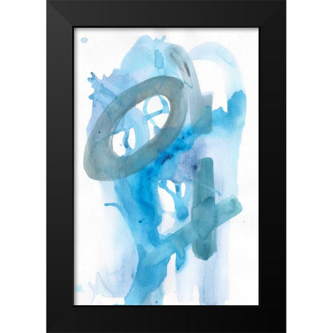 Heavenly Echoes Black Modern Wood Framed Art Print by Haynes, Smith