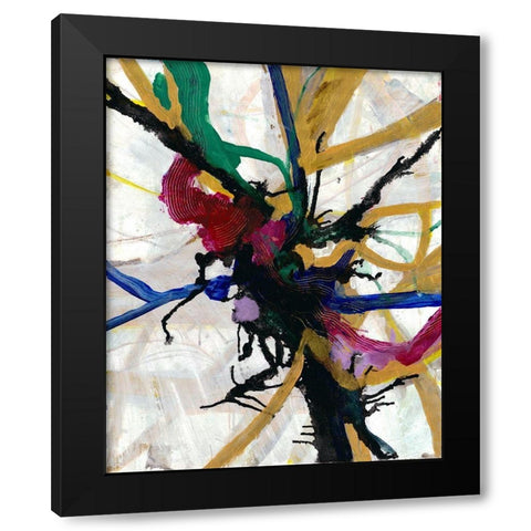 Brilliant Web Black Modern Wood Framed Art Print by Haynes, Smith