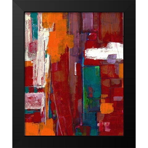 Kindergarten Colorific Black Modern Wood Framed Art Print by Haynes, Smith