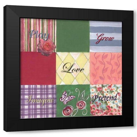 . Black Modern Wood Framed Art Print with Double Matting by Haynes, Smith
