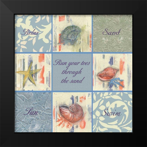 . Black Modern Wood Framed Art Print by Haynes, Smith