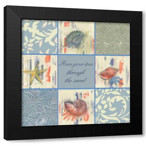 . Black Modern Wood Framed Art Print with Double Matting by Haynes, Smith