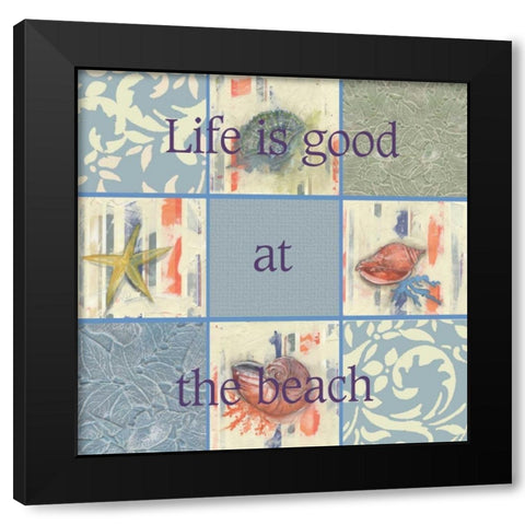 . Black Modern Wood Framed Art Print with Double Matting by Haynes, Smith