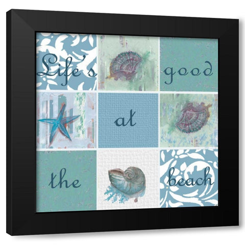 . Black Modern Wood Framed Art Print with Double Matting by Haynes, Smith