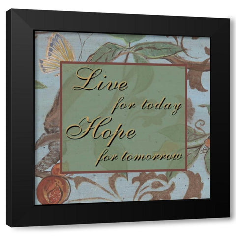 . Black Modern Wood Framed Art Print with Double Matting by Haynes, Smith