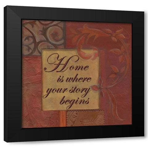 . Black Modern Wood Framed Art Print by Haynes, Smith
