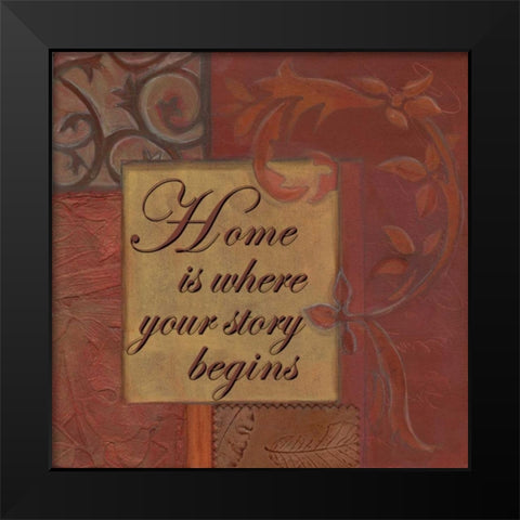 . Black Modern Wood Framed Art Print by Haynes, Smith