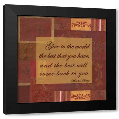 . Black Modern Wood Framed Art Print by Haynes, Smith