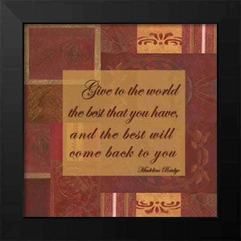 . Black Modern Wood Framed Art Print by Haynes, Smith
