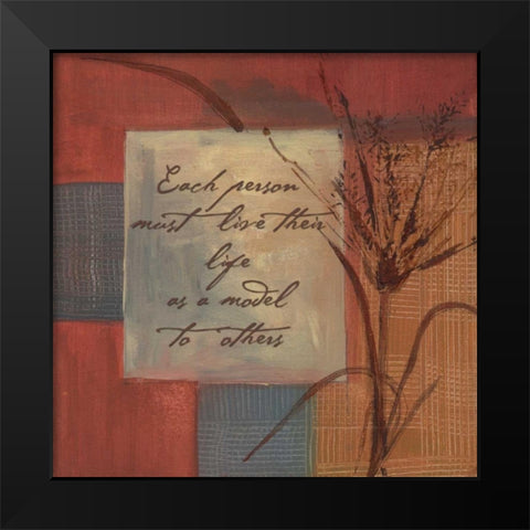 . Black Modern Wood Framed Art Print by Haynes, Smith