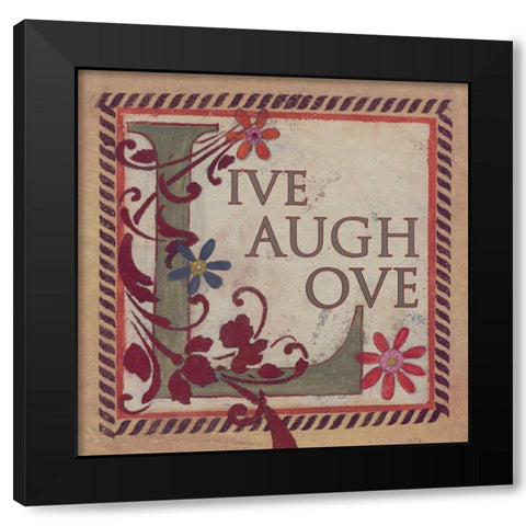 . Black Modern Wood Framed Art Print with Double Matting by Haynes, Smith