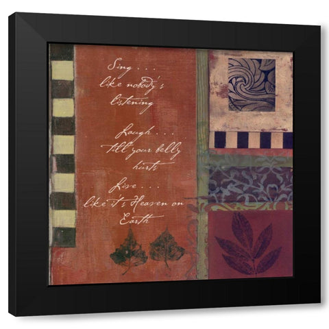 . Black Modern Wood Framed Art Print by Haynes, Smith