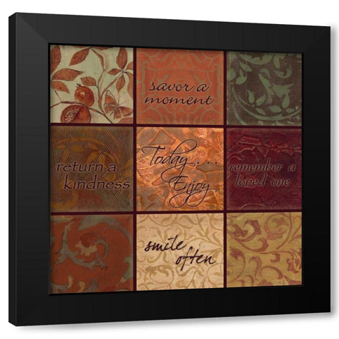 . Black Modern Wood Framed Art Print with Double Matting by Haynes, Smith