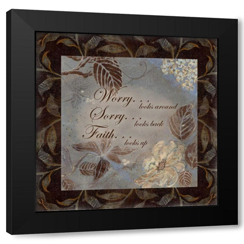 . Black Modern Wood Framed Art Print with Double Matting by Haynes, Smith