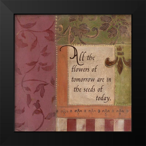 . Black Modern Wood Framed Art Print by Haynes, Smith