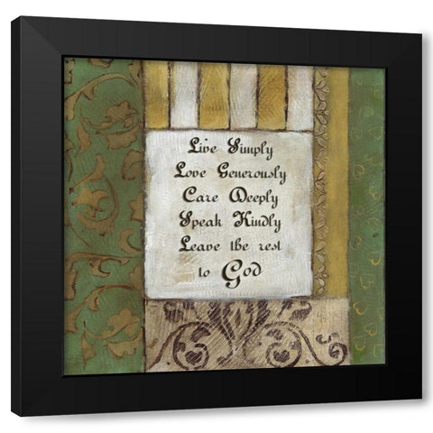 . Black Modern Wood Framed Art Print with Double Matting by Haynes, Smith