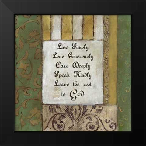 . Black Modern Wood Framed Art Print by Haynes, Smith