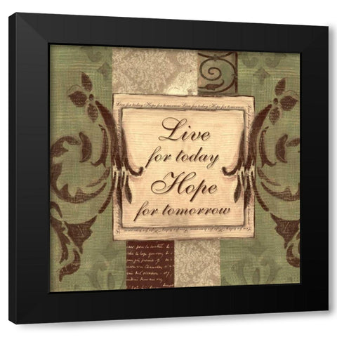 . Black Modern Wood Framed Art Print with Double Matting by Haynes, Smith