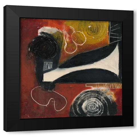 . Black Modern Wood Framed Art Print with Double Matting by Haynes, Smith
