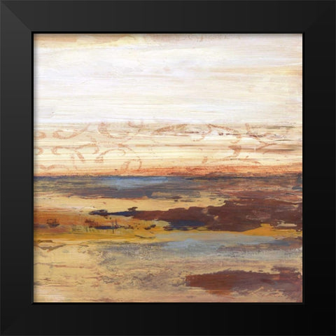 Golden View 2 Black Modern Wood Framed Art Print by Haynes, Smith